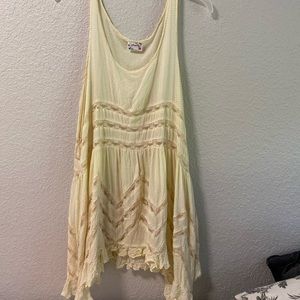 FREE PEOPLE voile lace slip dress